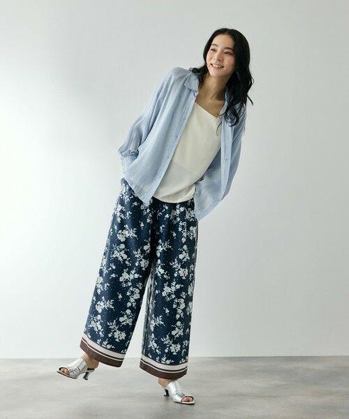 QUEENS COURT / クイーンズコート シャツ・ブラウス | レーヨンデニムドルマンブラウス | 詳細14