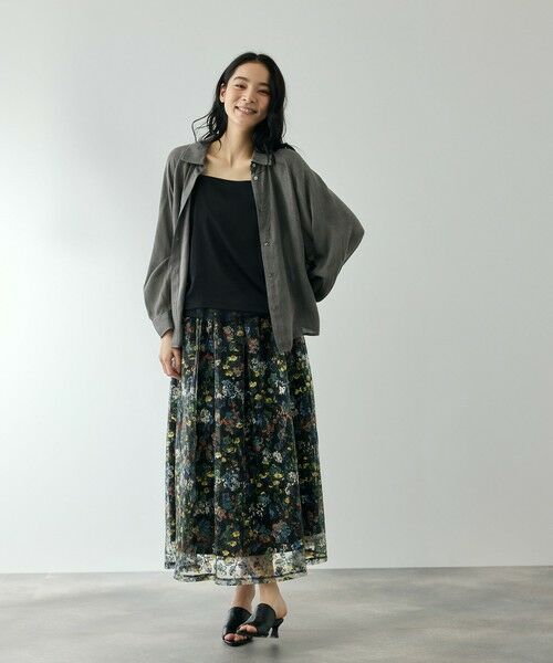 QUEENS COURT / クイーンズコート シャツ・ブラウス | レーヨンデニムドルマンブラウス | 詳細17