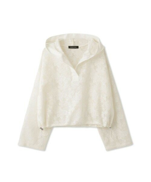 QUEENS COURT / クイーンズコート シャツ・ブラウス | ボタニカルフラワーフーディプルオーバー | 詳細8