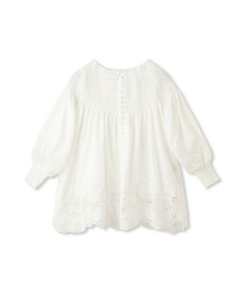 QUEENS COURT / クイーンズコート シャツ・ブラウス | 前後2WAYレースシャーリングブラウス | 詳細12