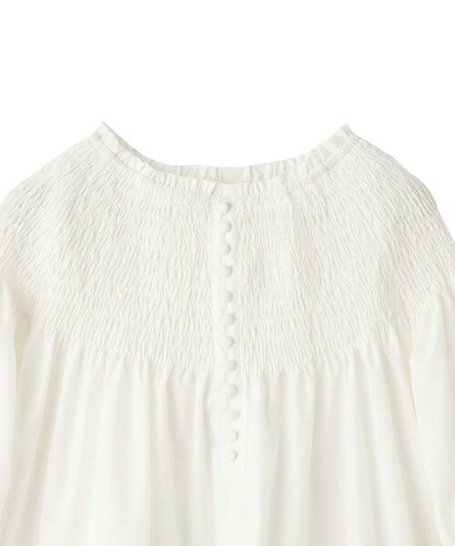 QUEENS COURT / クイーンズコート シャツ・ブラウス | 前後2WAYレースシャーリングブラウス | 詳細14