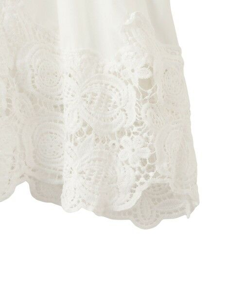 QUEENS COURT / クイーンズコート シャツ・ブラウス | 前後2WAYレースシャーリングブラウス | 詳細15