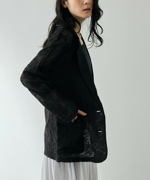 QUEENS COURT / クイーンズコート テーラードジャケット | エンブロイダリーテーラードジャケット | 詳細2