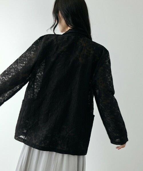 QUEENS COURT / クイーンズコート テーラードジャケット | エンブロイダリーテーラードジャケット | 詳細3