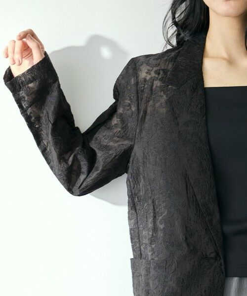 QUEENS COURT / クイーンズコート テーラードジャケット | エンブロイダリーテーラードジャケット | 詳細4