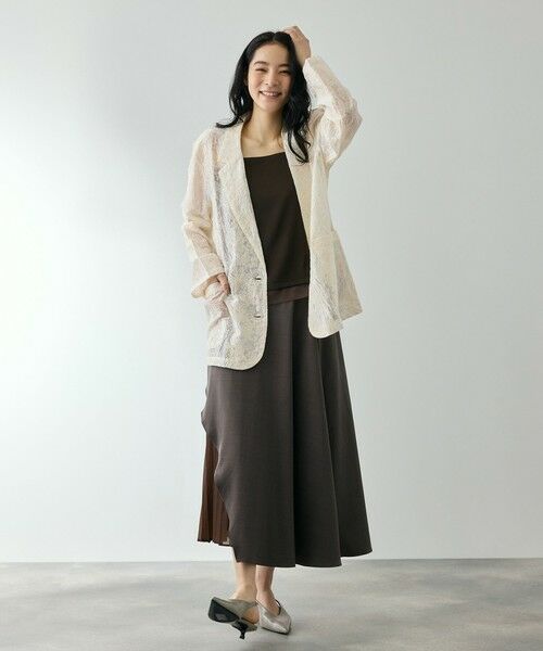 QUEENS COURT / クイーンズコート テーラードジャケット | エンブロイダリーテーラードジャケット | 詳細10