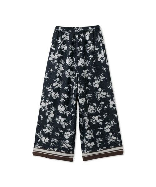 QUEENS COURT / クイーンズコート その他パンツ | パウダーサテンパネルプリントワイドパンツ | 詳細11