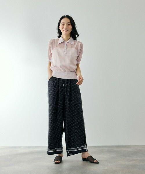 QUEENS COURT / クイーンズコート ニット・セーター | ヴィスコースポロニットプルオーバー | 詳細6