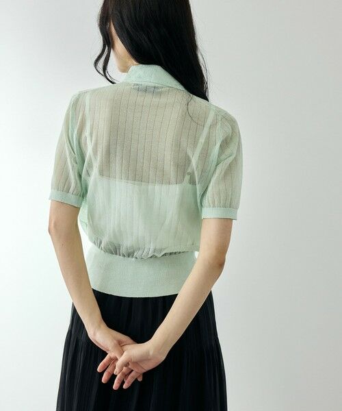 QUEENS COURT / クイーンズコート ニット・セーター | ヴィスコースポロニットプルオーバー | 詳細10