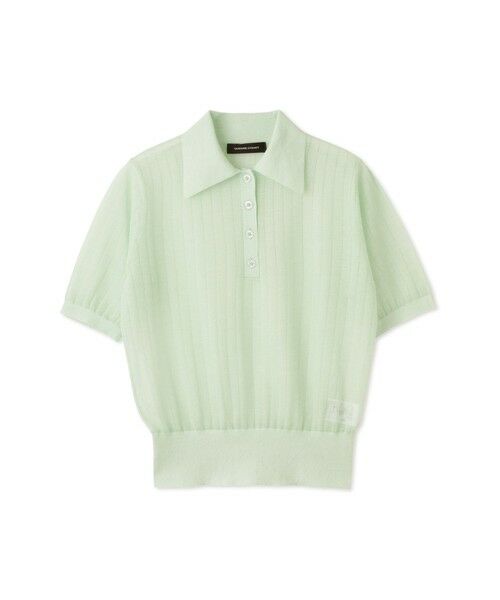 QUEENS COURT / クイーンズコート ニット・セーター | ヴィスコースポロニットプルオーバー | 詳細15