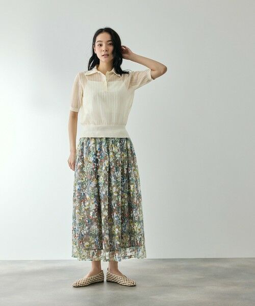 QUEENS COURT / クイーンズコート ニット・セーター | ヴィスコースポロニットプルオーバー | 詳細22