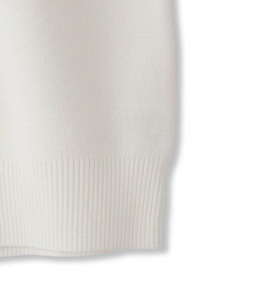 QUEENS COURT / クイーンズコート ニット・セーター | カラービジューハーフスリーブニット | 詳細4