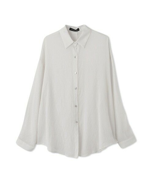 QUEENS COURT / クイーンズコート シャツ・ブラウス | リネニーヴェールステンカラーブラウス | 詳細13