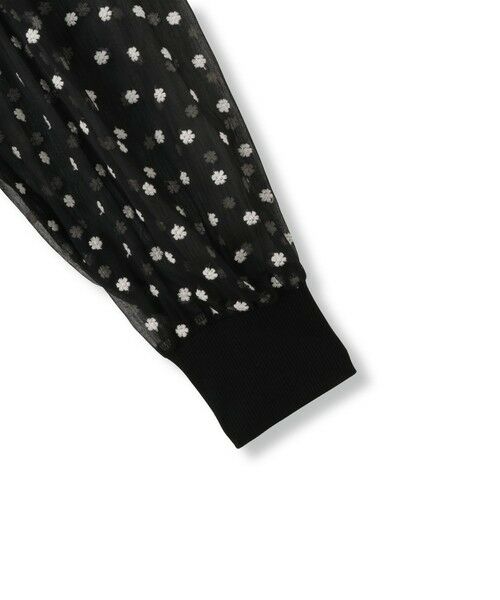 QUEENS COURT / クイーンズコート カーディガン・ボレロ | フラワー刺繍テキスタイルカーディガン | 詳細7