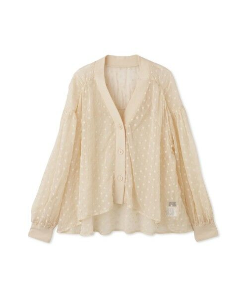 QUEENS COURT / クイーンズコート カーディガン・ボレロ | フラワー刺繍テキスタイルカーディガン | 詳細17