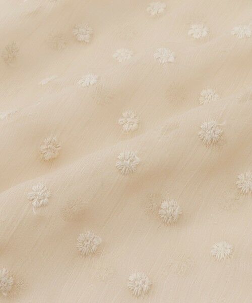 QUEENS COURT / クイーンズコート カーディガン・ボレロ | フラワー刺繍テキスタイルカーディガン | 詳細18