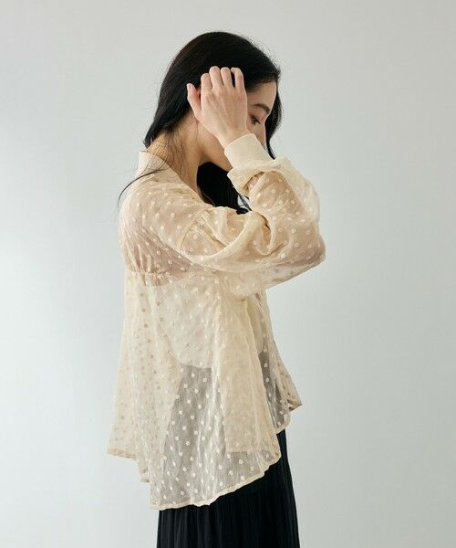 QUEENS COURT / クイーンズコート カーディガン・ボレロ | フラワー刺繍テキスタイルカーディガン | 詳細11