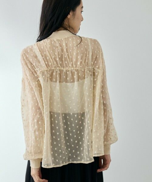 QUEENS COURT / クイーンズコート カーディガン・ボレロ | フラワー刺繍テキスタイルカーディガン | 詳細12