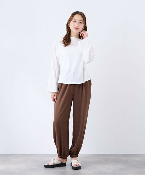 QUEENS COURT / クイーンズコート その他パンツ | 2WAYジョーゼットジョグパンツ | 詳細14