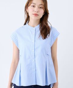 QUEENS COURT / クイーンズコート シャツ・ブラウス | オーバースリーブバックテールブラウス