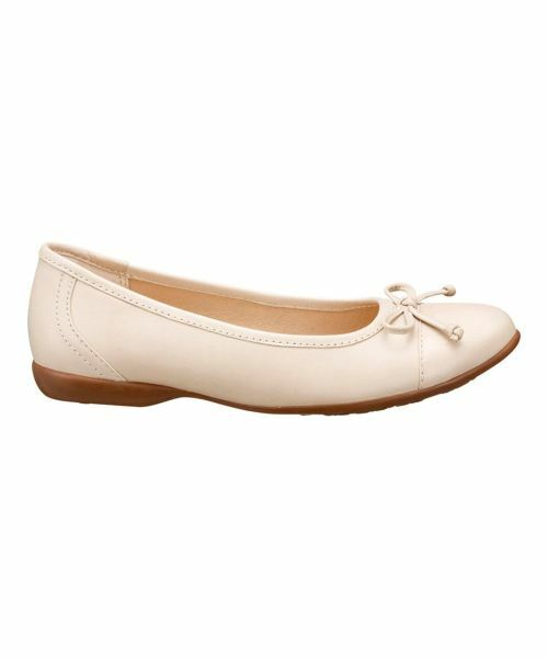 R. / アールドット フラットシューズ | アールドット S02C リボン付きフラットシューズ ベージュ フラットシューズ | 詳細2