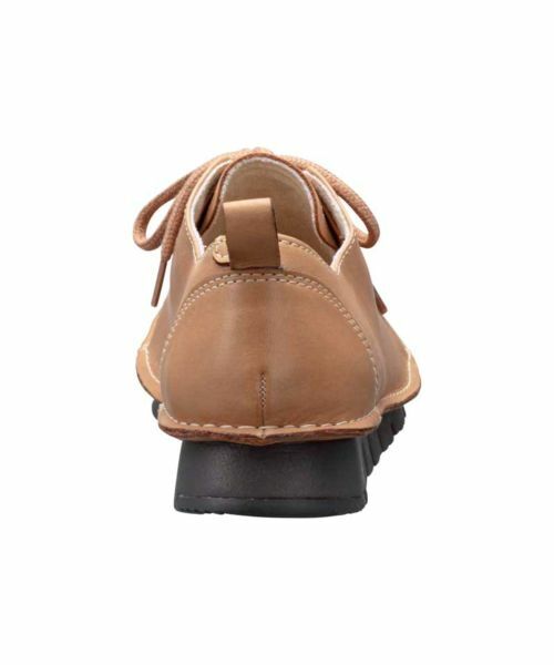 R. / アールドット フラットシューズ | アールドット S08C カジュアルレースアップ キャメル カジュアルシューズ | 詳細3