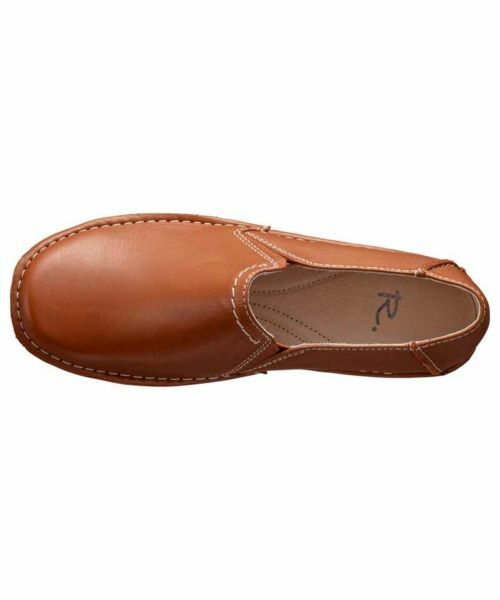 R. / アールドット フラットシューズ | R. S07C カジュアルスリッポン ブラウン カジュアルシューズ | 詳細2