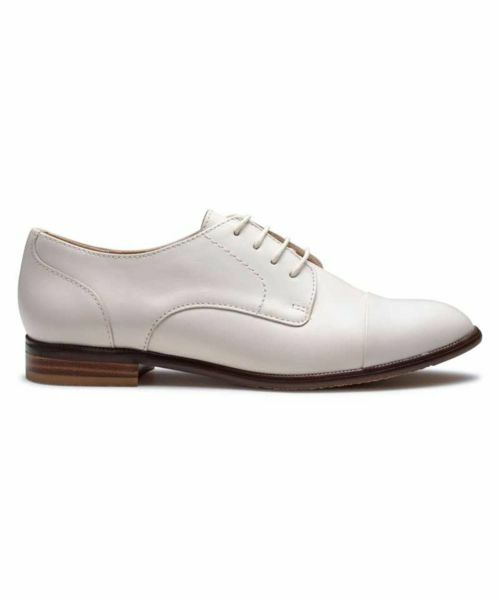 R. / アールドット フラットシューズ | R. S19C ストレートチップ アイボリー フラットシューズ（アイボリー）