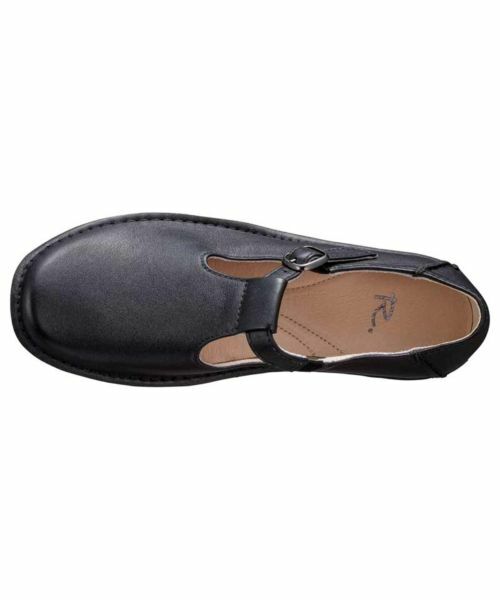 R. / アールドット フラットシューズ | R. S20C Tストラップ ブラック カジュアルシューズ | 詳細2
