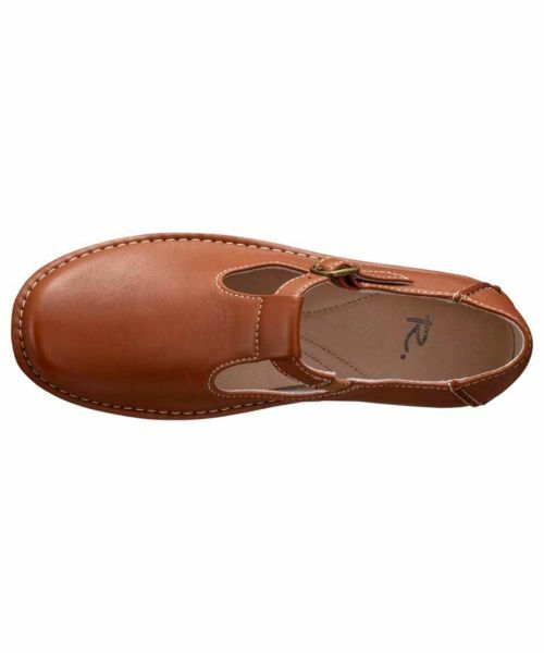 R. / アールドット フラットシューズ | R. S20C Tストラップ ブラウン カジュアルシューズ | 詳細2