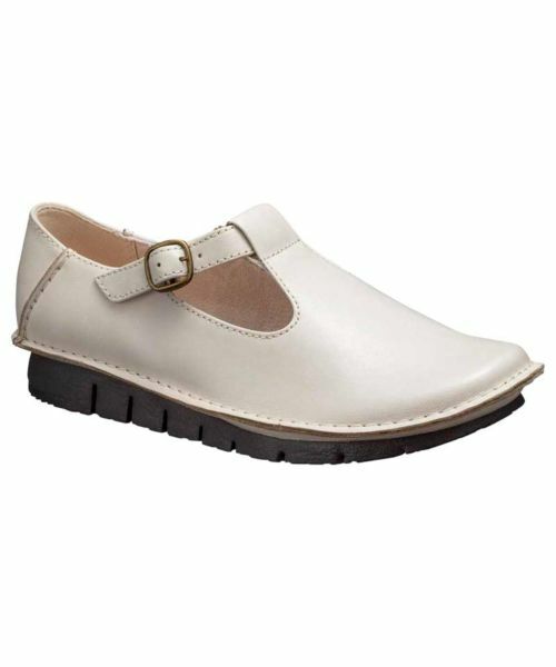 R. / アールドット フラットシューズ | R. S20C Tストラップ アイボリー カジュアルシューズ | 詳細1