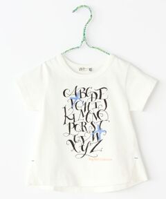 夏物　花柄ハートプリントＴシャツ