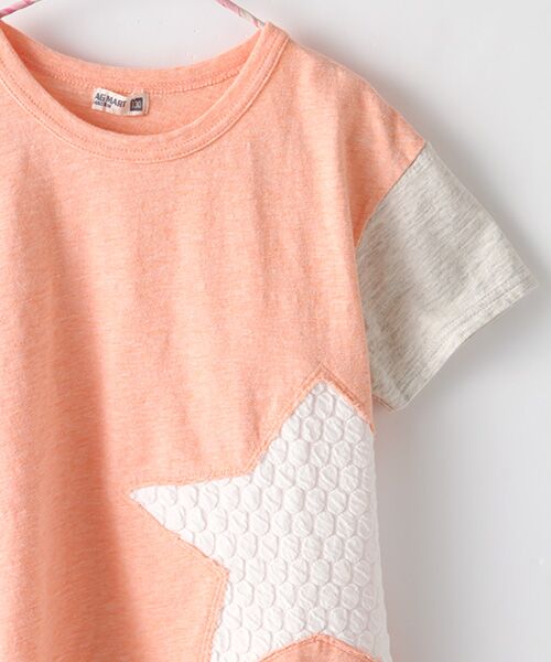 Rag Mart / ラグマート Tシャツ | 星型切り替え袖配色Tシャツ | 詳細3