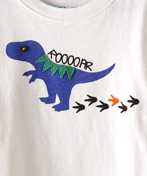 (130)恐竜柄 Tシャツ