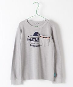 ロングスリーブＴシャツ ハニカムワッフル