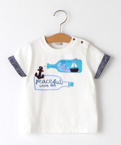 半袖Tシャツ　ボトルシップ