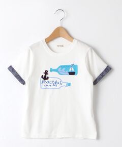 半袖Tシャツ　ボトルシップ