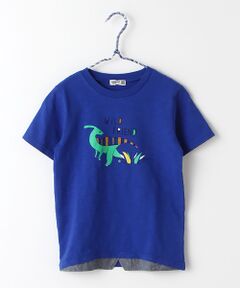 レイヤード風Tシャツ　恐竜