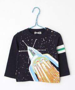 ロケットモチーフTシャツ