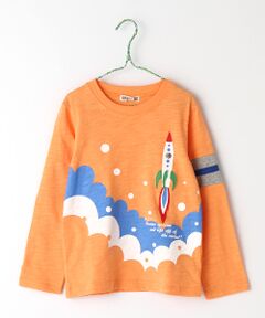 ロケットモチーフTシャツ