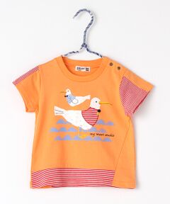 カモメプリントTシャツ