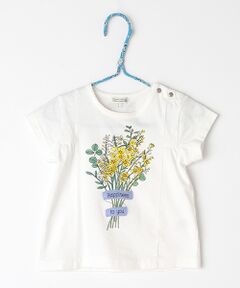 ブーケプリントTシャツ