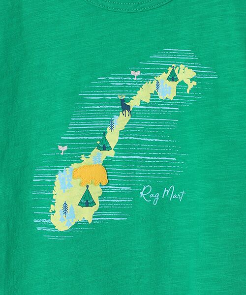 Rag Mart / ラグマート Tシャツ | キャンプマップTシャツ | 詳細5