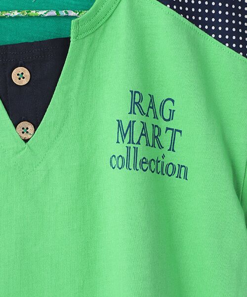 Rag Mart / ラグマート Tシャツ | パッチワーク切り替えTシャツ | 詳細5