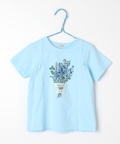 ブーケプリントTシャツ