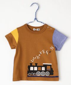 電車プリントTシャツ