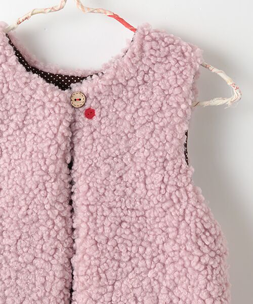 アストラカン調【ROKSANDA】PINK アストラカン調WOOLボア ロング