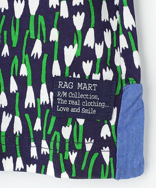 Rag Mart / ラグマート Tシャツ | アートフラワープリントTシャツ | 詳細1