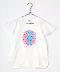 テディベアプリントTシャツ