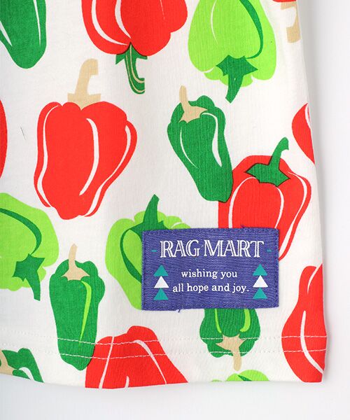 Rag Mart / ラグマート Tシャツ | 総柄プリント切り替えTシャツ | 詳細2